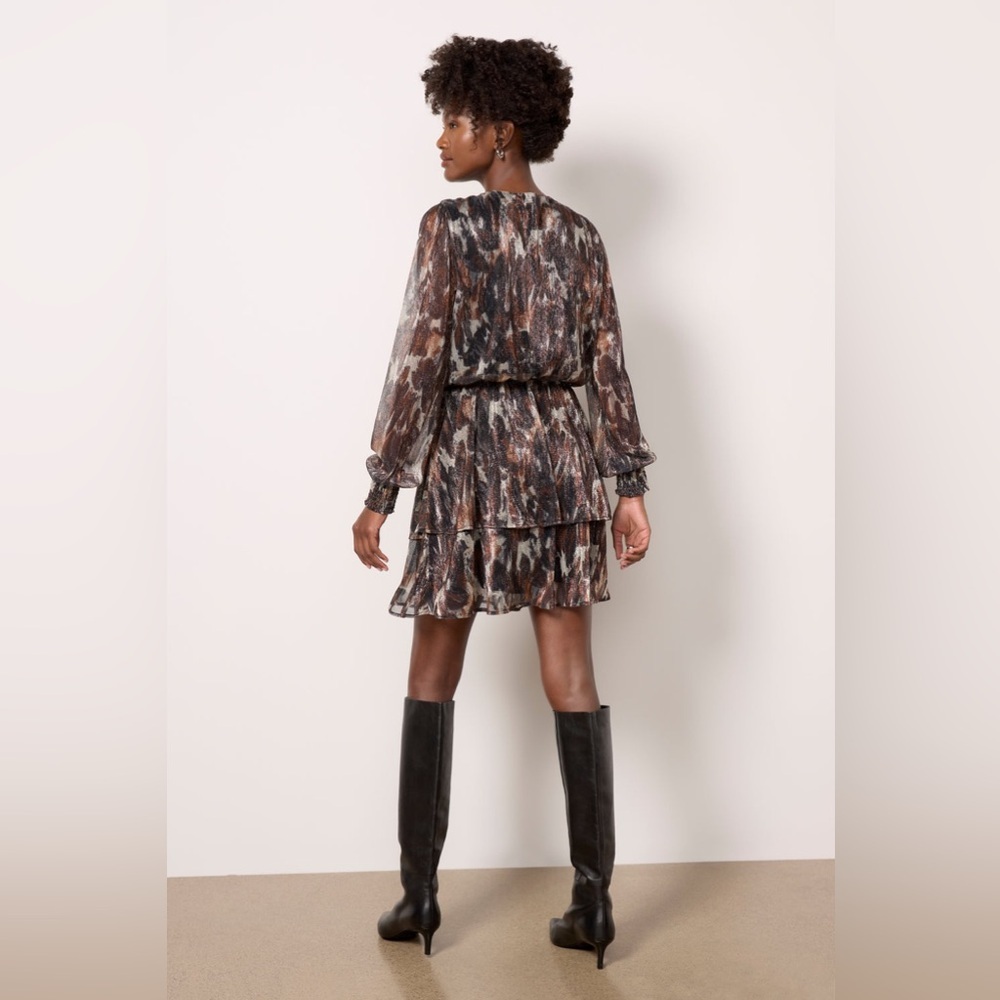 Evereve Sutton Multicolor Long Sleeve Dress - Picture 4 of 7
